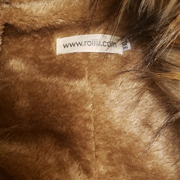 Vintage Fur Hooded Jacket/Parka - Picture 4 of 5